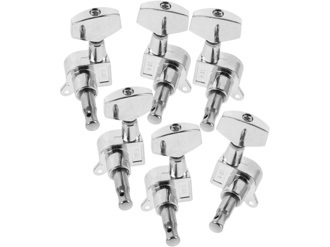 Conjunto De 6 Tarraxas Para Guitarra, Totalmente Fechadas E Com Alças