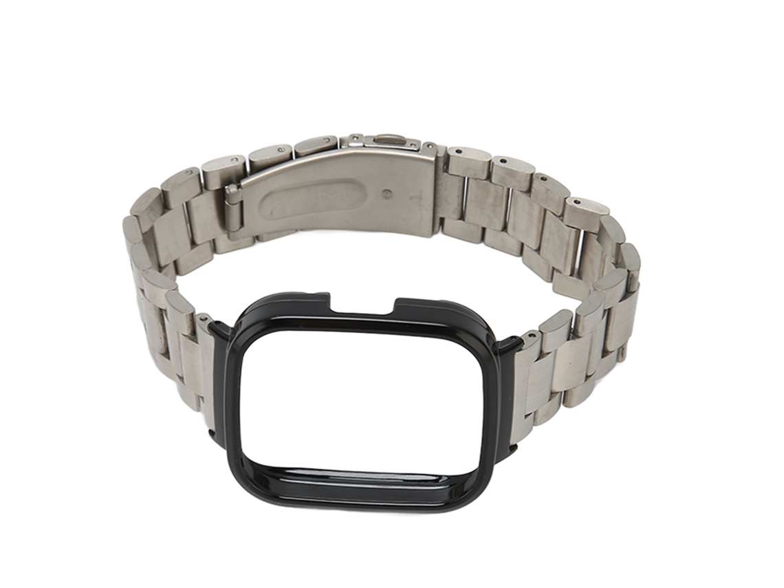Capa Protetora Pulseira 2 Em 1 Para Redmi Watch 3 Prata