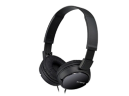 Auscultadores com Fio SONY MDRZX110 (On Ear - Preto)