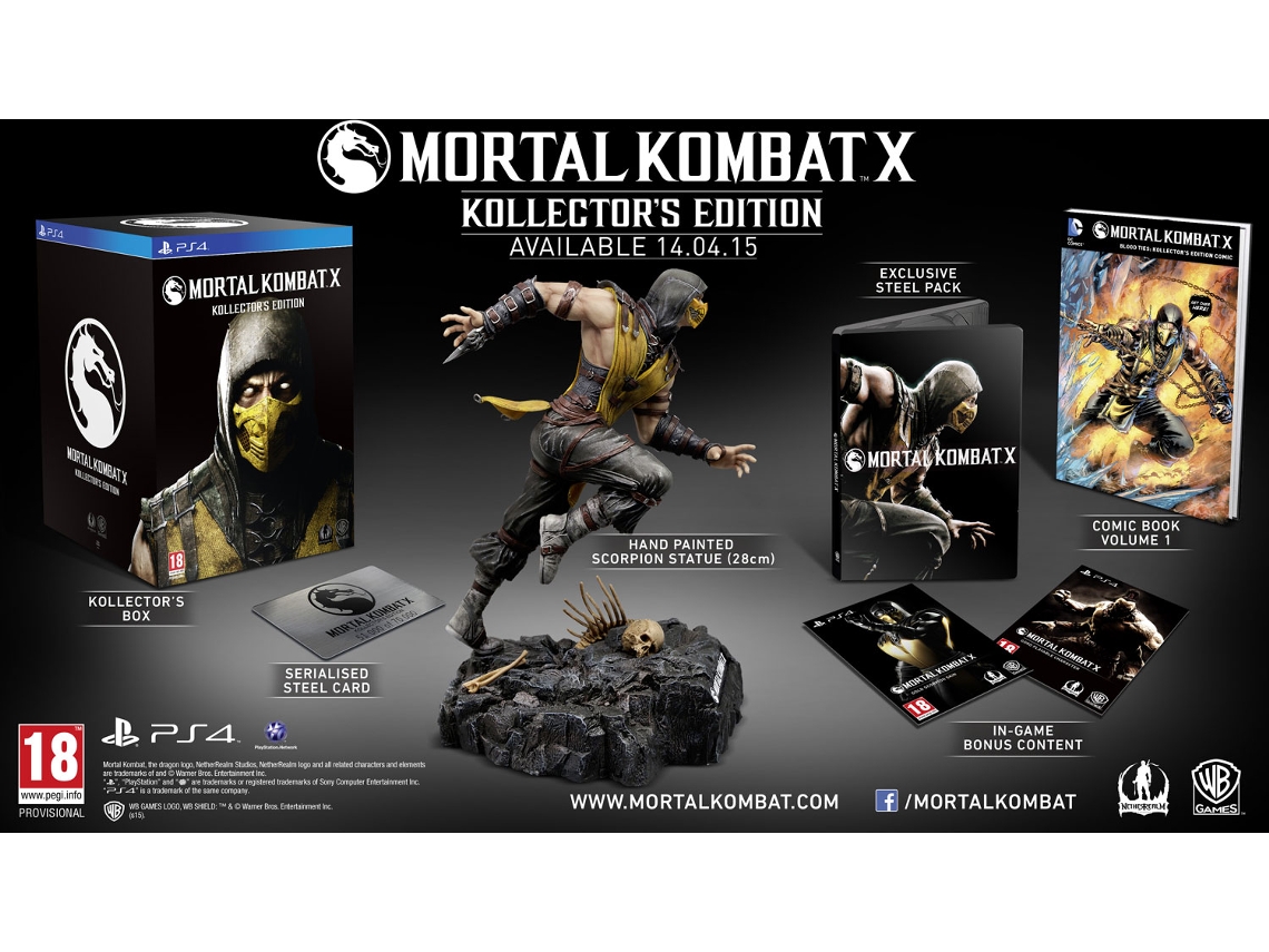 Mortal Kombat X - PS4 - Game Games - Loja de Games Online