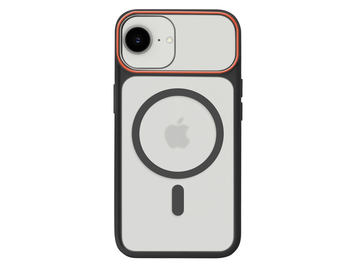 Avizar Capa Para Iphone 16e Design Bi-material Compatível Com Magsafe Preto