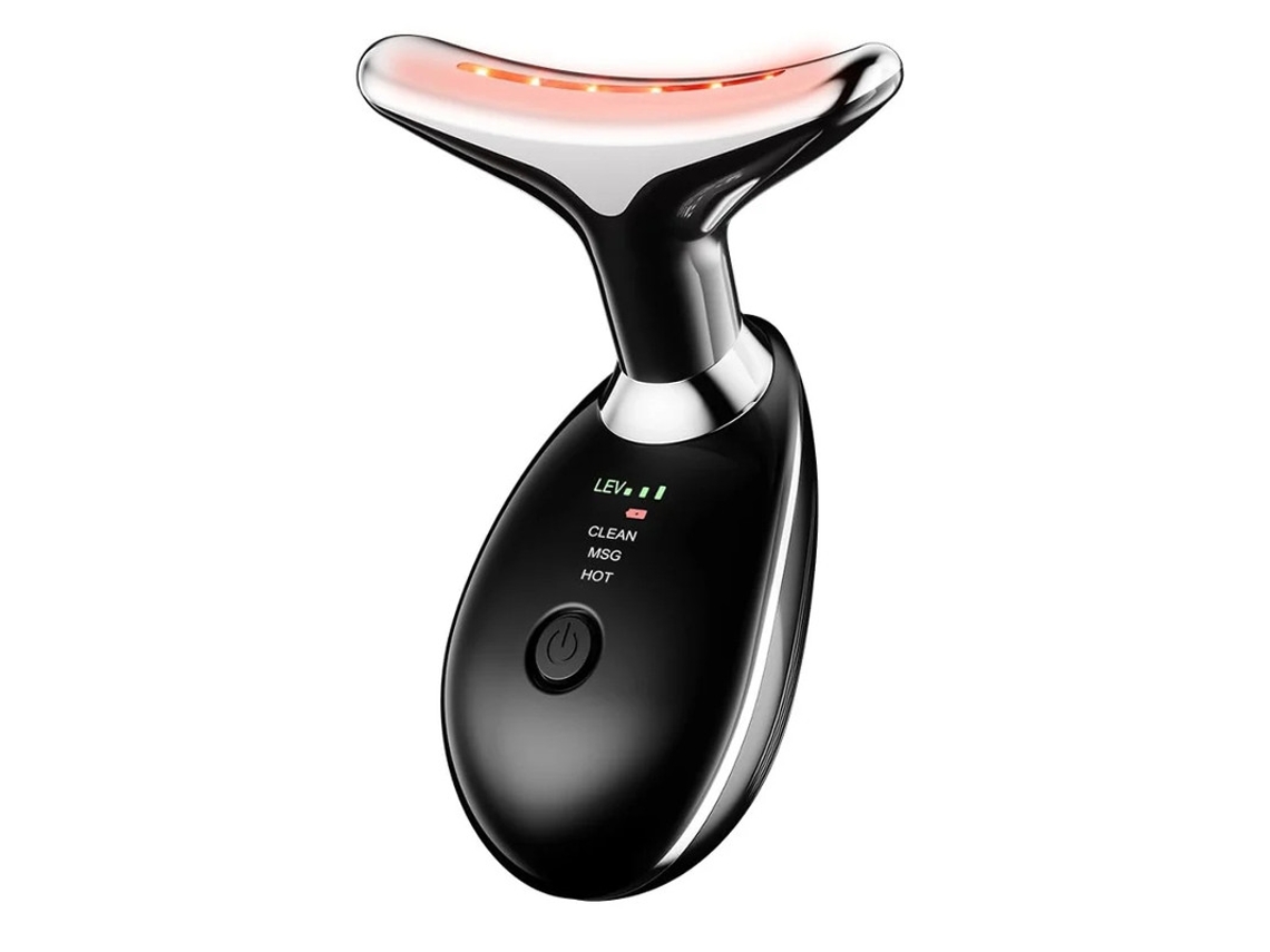 Massajador Facial De Pescoço Dispositivo De Massagem Facial Com Modos De Cor Térmicos E Tripla Ação Para Rejuvenescimento Da Pelé Yizhood
