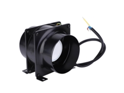 Ventilador de duto em linha de 4 polegadas para oficina, biblioteca, cinema, 200-240 V