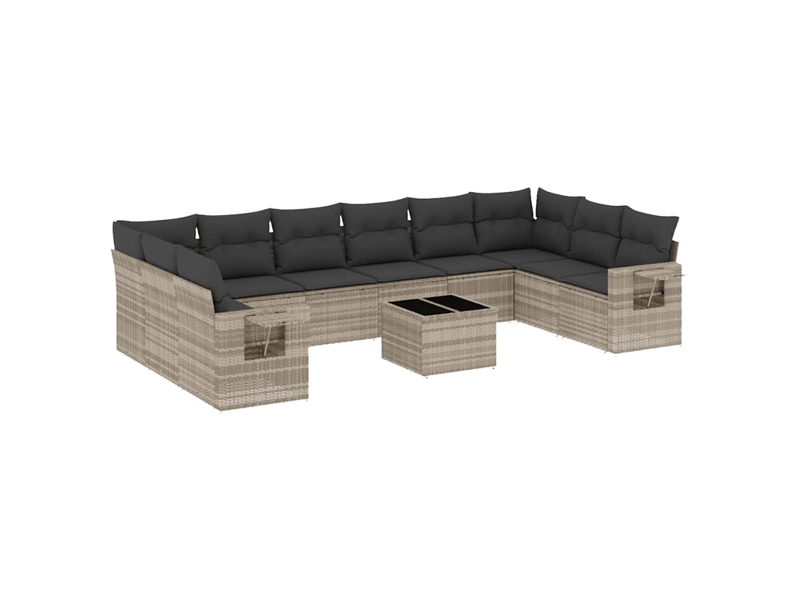 Garden Sofa Set, Garden Sofa Sets Vidaxl Cinzeto Rattan / Vime (n/a)