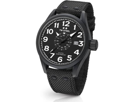 Relógio TW-STEEL Homem (Têxtil - Preto)