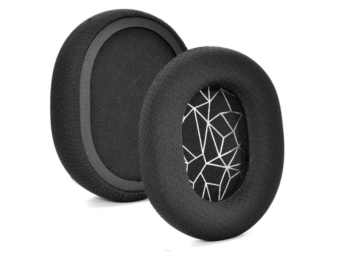 Almofadas Zruxe Para Auscultadores Steelseries Arctis 3/5/7/9/1/pro (2 Unidades, Espuma De Memória, Pretas)