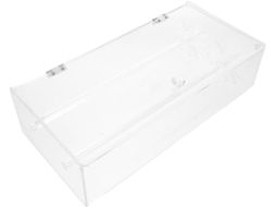 Nuobesty Suporte Giratório De Acrílico Transparente Para Colares, 32cm - Organizador De Joias