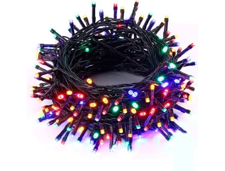 Tira de 300 Luzes LEDs ACAN para Interior e Exterior (24 Metros - Multicor)