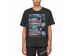 Rockinstone Breakfast Club Movie Character Rectangles Heather Black Adult T-shirt Size:s