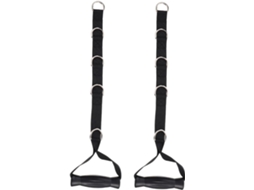 Garneck Conjunto De 2-faixas Elásticas Resistência Com Alças Para Treinamento Força, Ajustável, Feitas Abs
