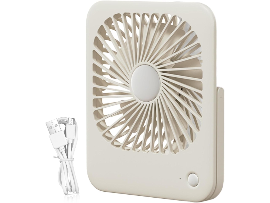 Ventilador De Mesa Luocute Com Duas Cabeças, Resfriamento Usb