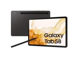 Samsung Galaxy Tab S8 Wifi Sm-X700 128 Gb 27.9 Cm 11" Qualcomm Snapdragon 8 Gb Wi-Fi 6 802.11Ax Android 12 Grafite