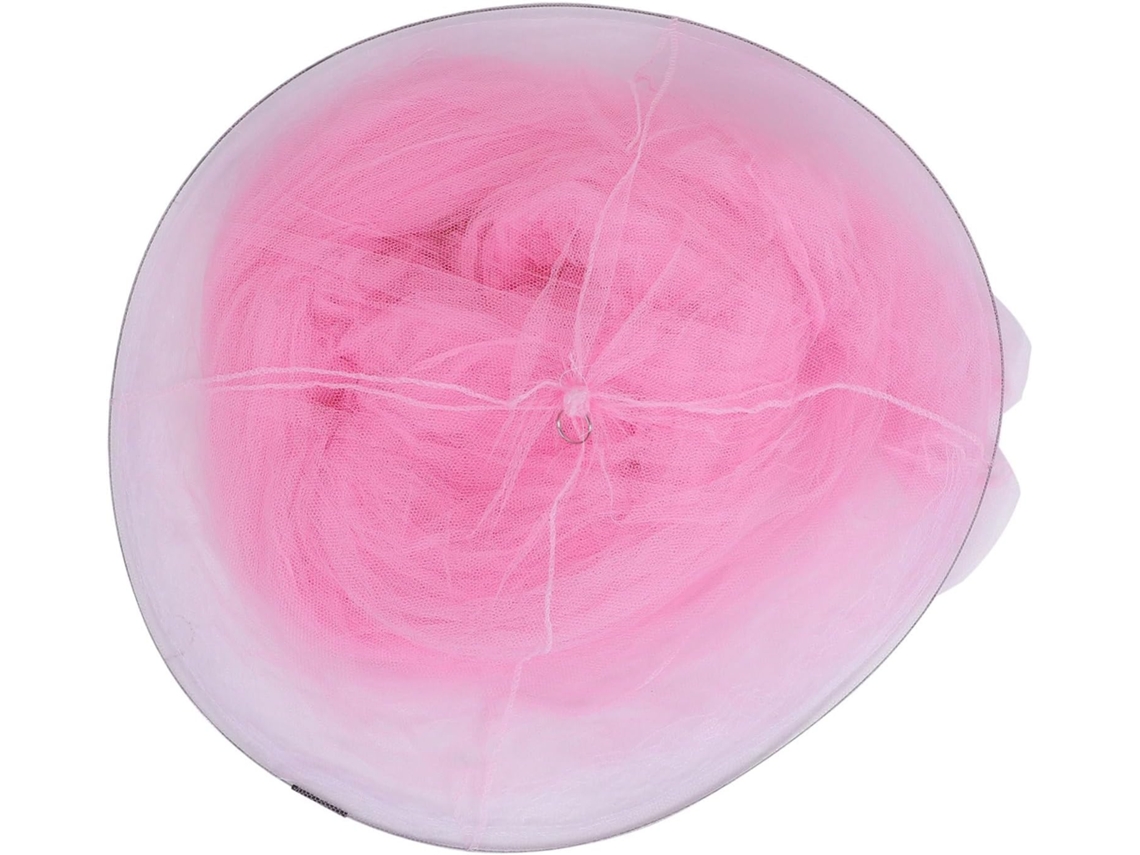 Mosquiteiro Rosa Para Meninas, Em Renda, Proteção Total Para Decoração De Quarto Princesa, Instalação No Teto