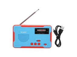 Rádio de Geração de Energia Solar EOOCOO com iluminação multifuncional
