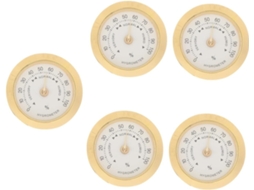 Higrômetro Portátil De 5 Peças Para Guitarra, Para Medição De Umidade Em Instrumentos Musicais.