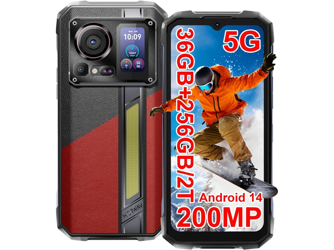 Smartphone Hotwav Hyper 7 Pro 6.6" 36GB 256GB 10800mAh 200MP Android 14 Rede 5G