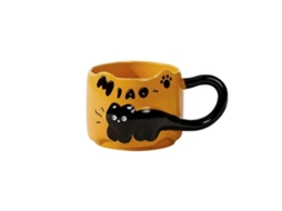 Xícaras De Café Empilháveis ​​com Tema Gatos, Cerâmica Fofas E ​​em Formato Animais. Aquaforge