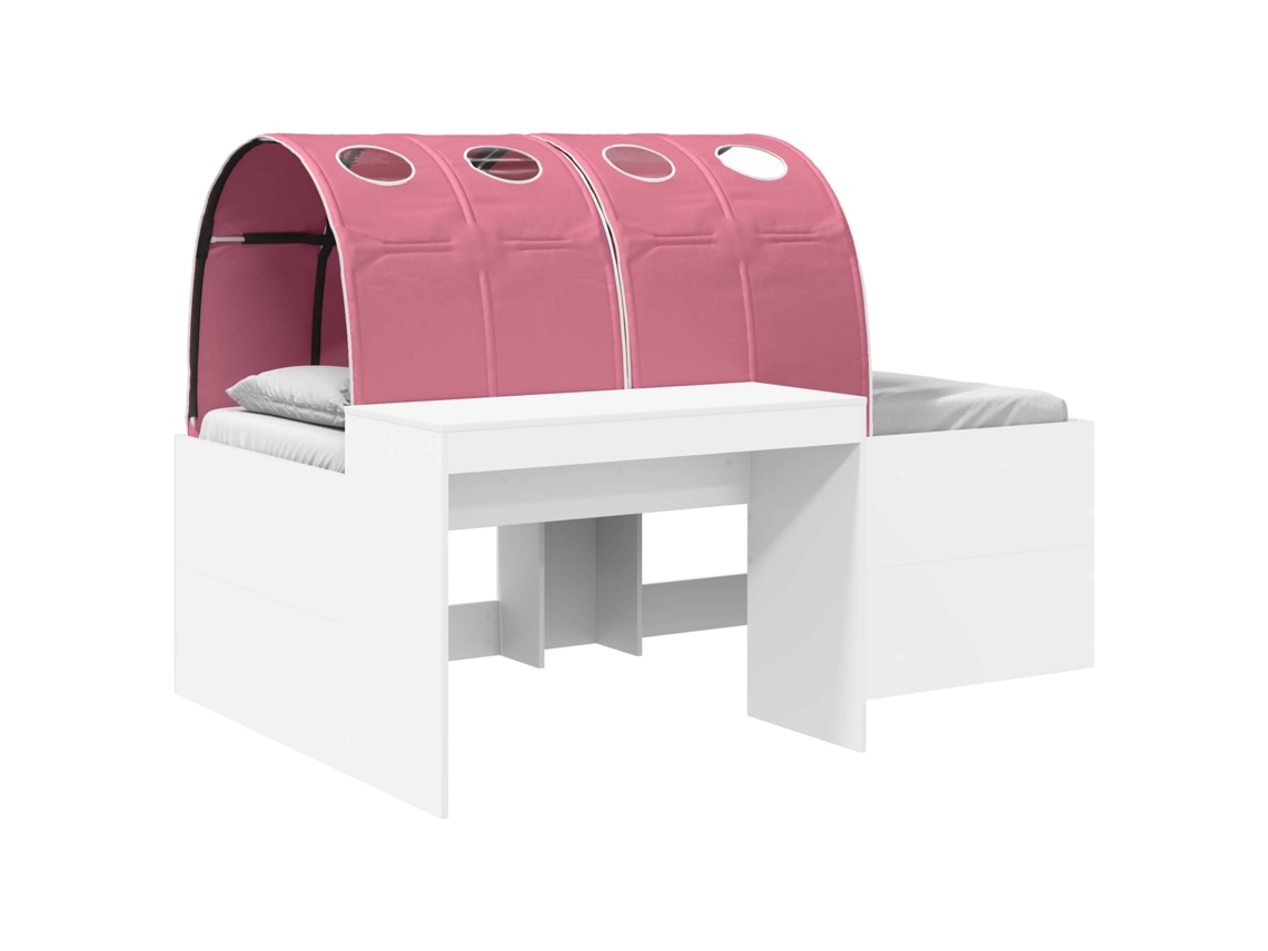 Cama com Túnel 4 Pcs Carvalho Artisian e Rosa MAISON EXCLUSIVE