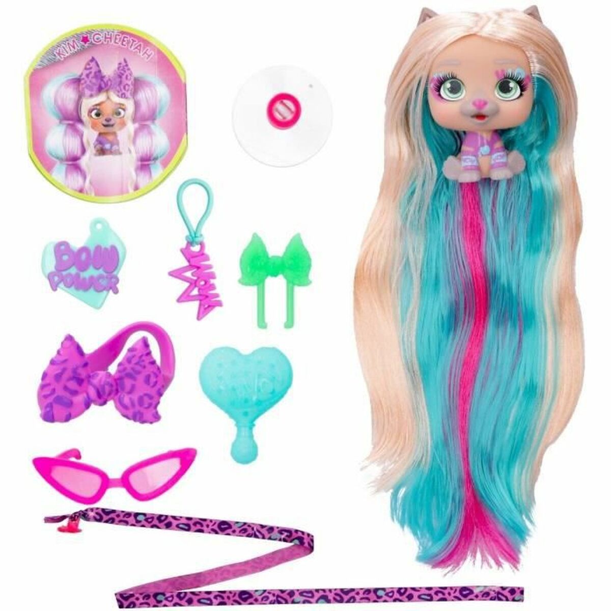 Boneca Magic Top Model Para Maquiar Pentear- Divertoys no Shoptime