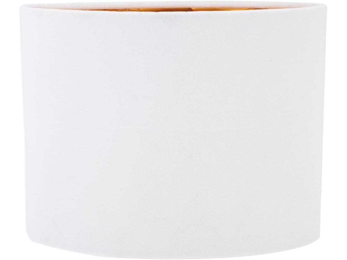 Abajur Oval De Tecido Para Lâmpada E27, Luz Suave E Antirreflexo.