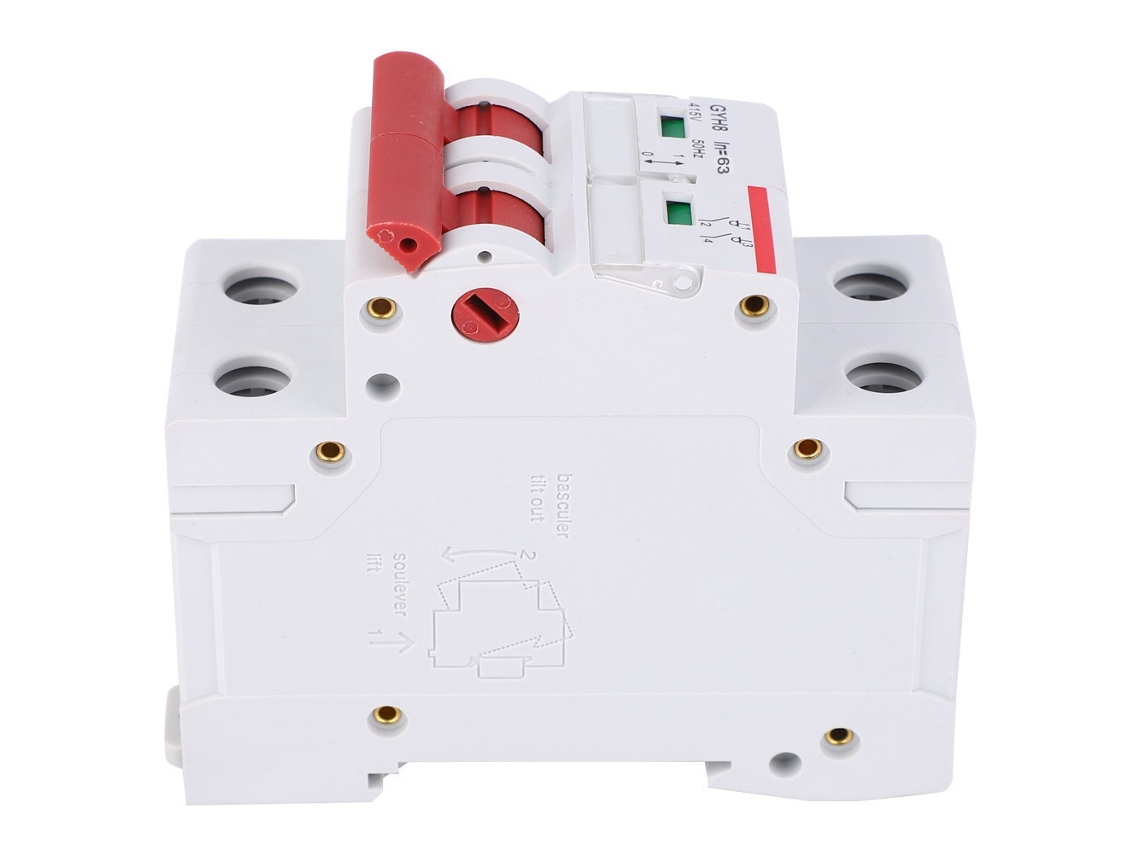Laxiscreed Gyh8 2p Disjuntor De Proteção Miniatura Para Equipamentos Elétricos