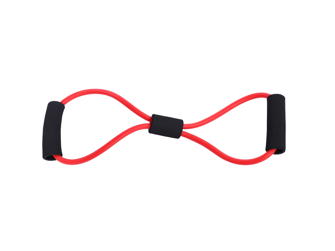 Faixas de resistência, elásticos para treino, fitness, exercícios, ioga e academia (vermelho).-aquaforge