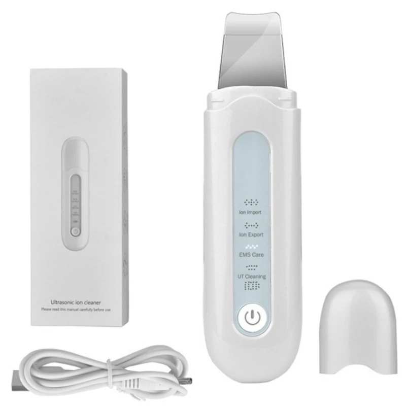 Aparelho vibratório portátil para limpeza facial doméstica, ideal para remover cravos e limpar os poros.