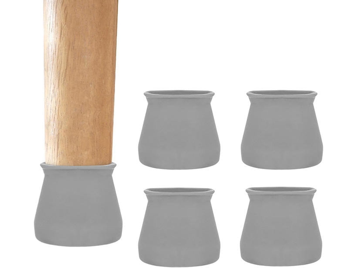 Protetores De Pés Móveis, Capas Silicone Silenciosas E Resistentes Ao