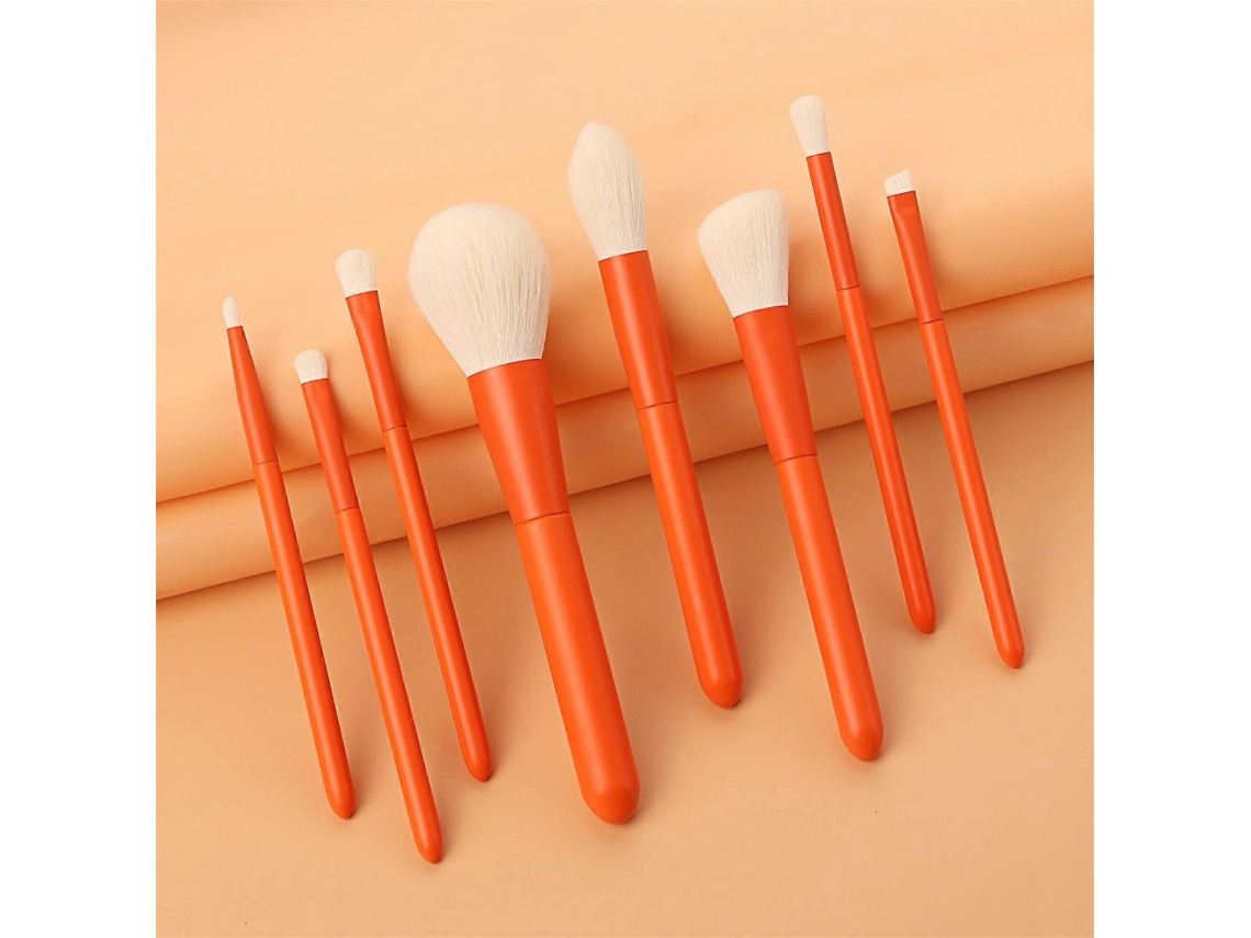 Pincel Cosmético Para Sobrancelhas, Sombras, Pós, Lábios, 8 Peças Everley891
