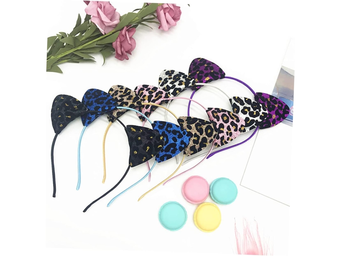 Conjunto De 6 Tiaras Com Orelhas De Gato - Acessórios De Cabelo Para Festas