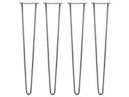 Garfos de esqui Meta4, 71 cm, aço natural, 2 dentes, 10 mm, Monstershop