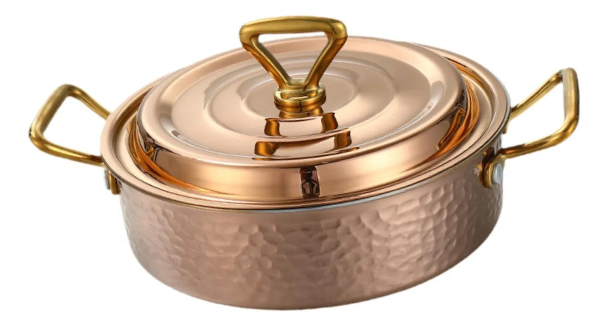 Panela Quente De Aço Inoxidável, Frigideira Prática De 20 Cmvayotoy