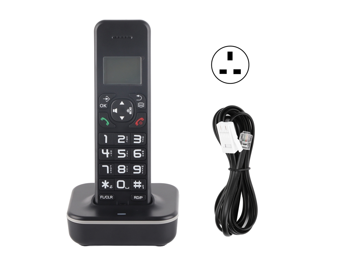 Telefone Sem Fio EOOCOO digital com chamadas sem mão