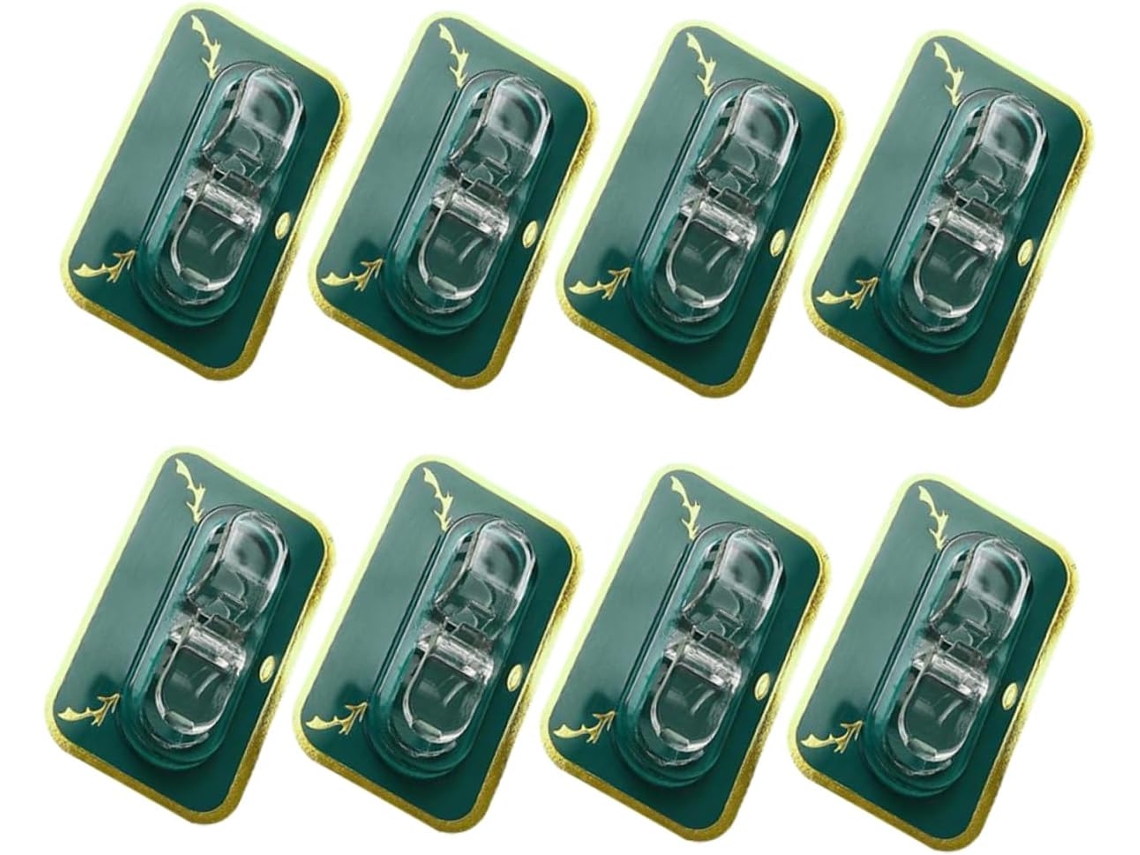 Conjunto De 8 Presilhas Autoadesivas Para Cabos De Pc, Organizador De Cabos