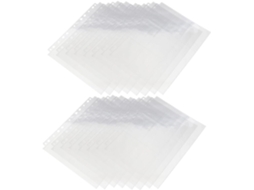 Bestyash Pochettes Para Cartes Foto Em Plástico Transparente 50 Feuilles A4 9 Compartiments Compatível