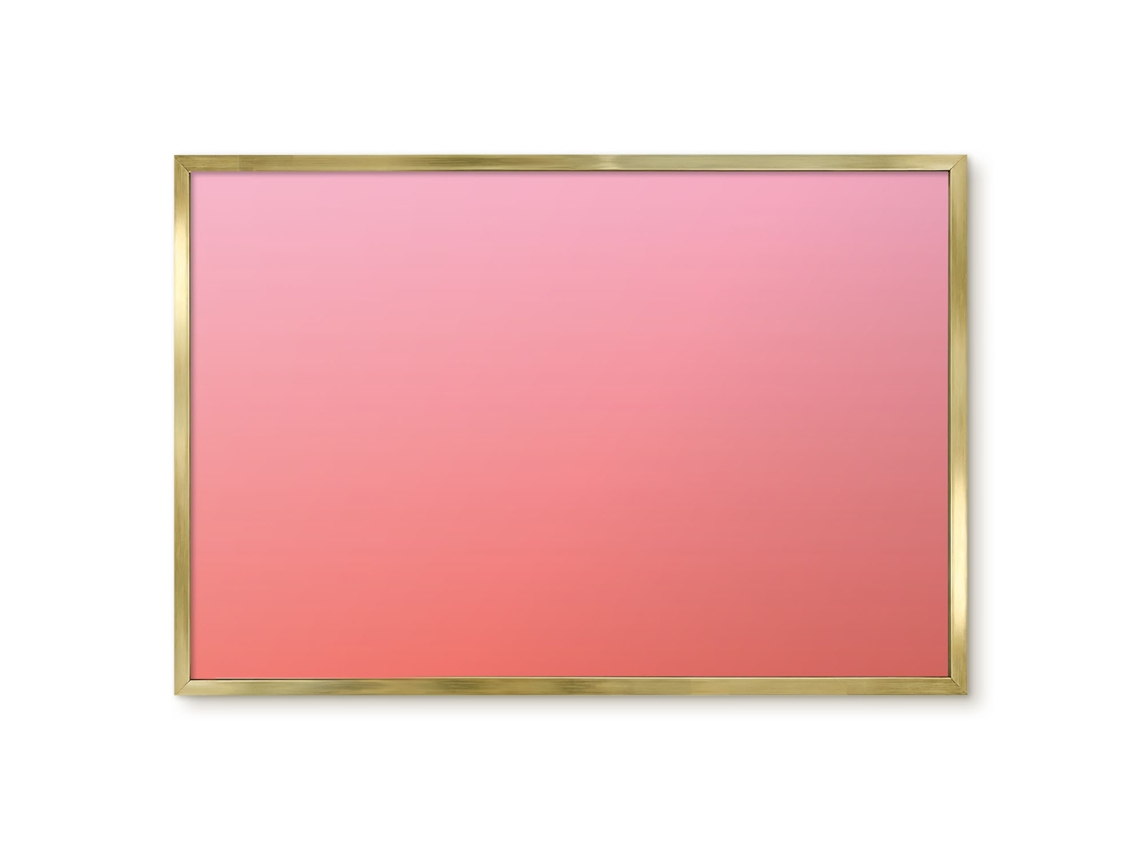 Quadro de parede magnético com degradê sutil para escritório Espelharte (60x40 cm)