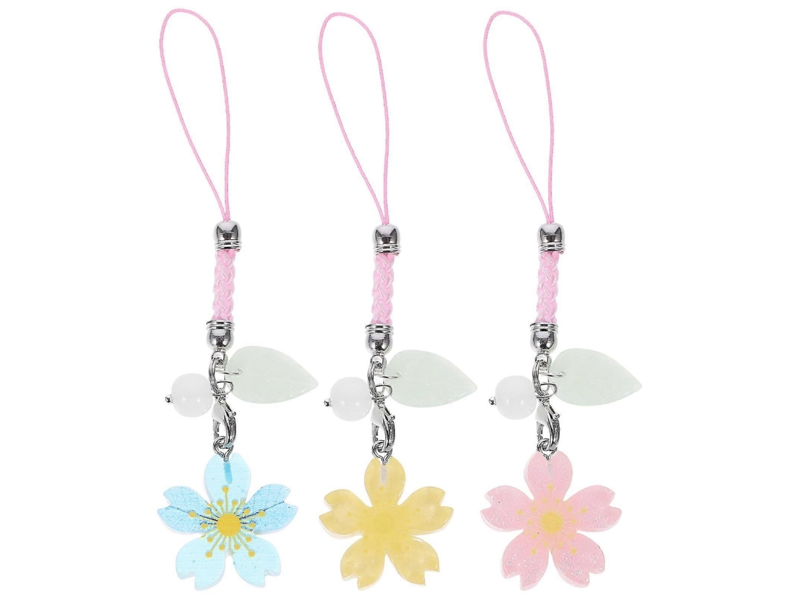 Lurelia Pingente Para Telemóvel 3 Peças 11,00 X 2,50 X 0,40 Cm Cores Variadas Anti-perda