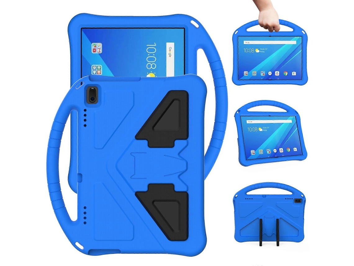 Capa Protetora Plana Anti-queda Em Eva Com Suporte Para Lenovo Tab 4 10 (tb-x304f/n) (preta)