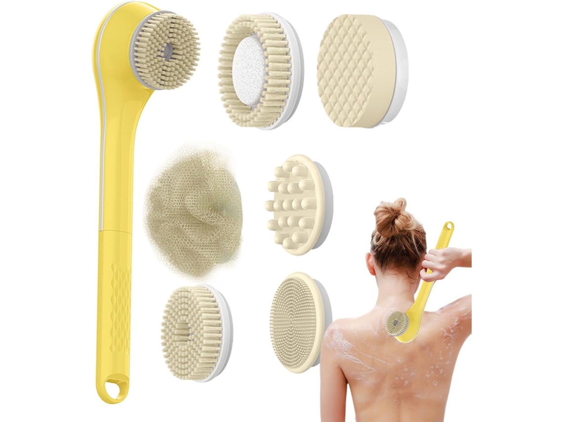 Lurelia Escova Para Costas Para Duche, Cabo Longo E Massagem Suave, Rotina Spa Leve
