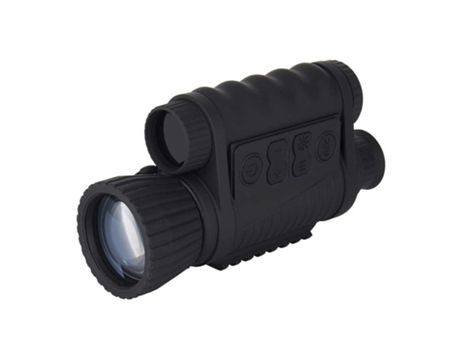 Monóculo CHRONUS Visão Noturna com Ecrã LCD 1.5'' Gravação de Vídeo preto
