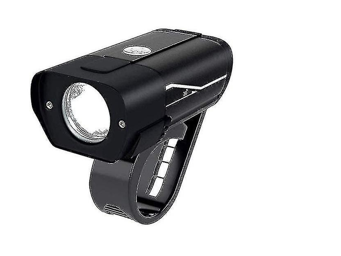 Lanterna Bicicleta 350lumens Recarregavel Alça Carro Preto Yizhood