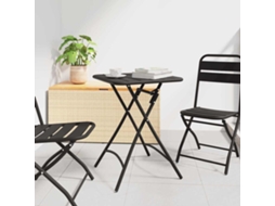 Vidaxl Mesa De Esplanada Antracite 55 X 55 X 72,5 Cm