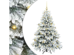 Conjunto 1 Decoração De Natal Vidaxl Branco Plástico (150 Cm)