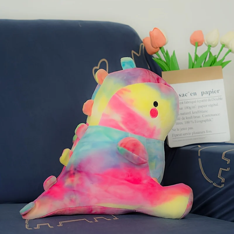 (colorido, 35 Cm) Brinquedo De Pelúcia De Dinossauro, Macio E Fofo