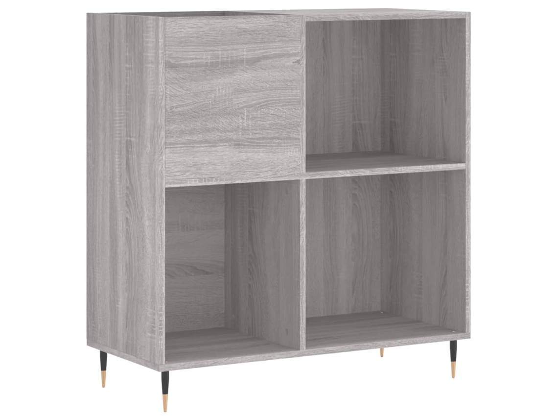 Record Cabinet, Record Cabinets Vidaxl Cinzeto Madeira Processada (n/a)