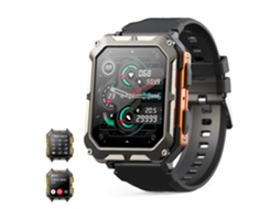 Smartwatch Militar Para Homens Com Discagem De Chamadas Que Pode Fazer E Receber Chamadas, Compatível Com Ios Android, Rastreador De Ativida