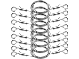 Kit Para Pendurar Quadros Com Fio De Aço Inoxidável Prateado, 1, 5mm X 2m, Pacote Com 16 Unidades