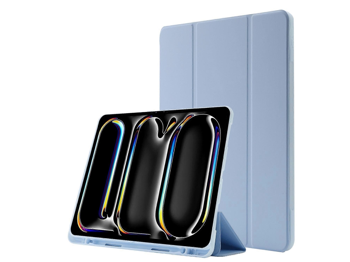 Capa de couro tripla Webake Skin Feel para tablet com compartimento para caneta
