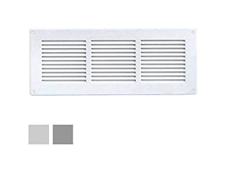 Grade em Chapa 340 X 140 Mm Cinza LA VENTILAZIONE