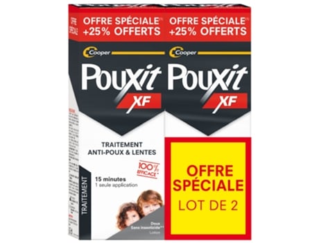 Tratamento Anti-piolhos Xf e Cobras Pacote 2 X 250 Ml POUXIT